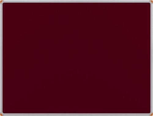 90 x 150 Cm Bordo Kumaş Kaplı Alüminyum Çerçeve Pano - Pan958