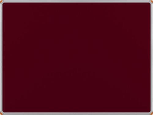 90 x 200 Cm Bordo Kumaş Kaplı Alüminyum Çerçeve Pano - Pan959
