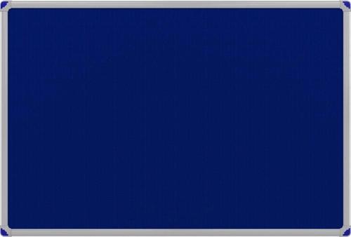 90 x 200 Cm Mavi Kumaş Kaplı Alüminyum Çerçeve Pano - Pan959
