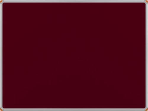 90 x 180 Cm Bordo Kumaş Kaplı Alüminyum Çerçeve Pano - Pan156