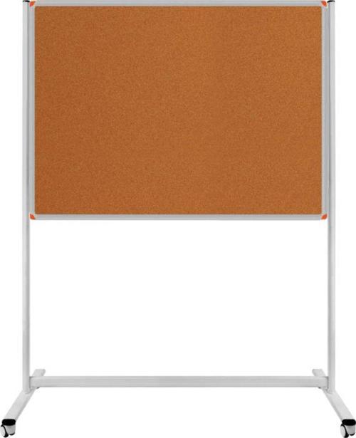 90 x 180 Cm Sabit Tek Taraflı - Tekerlekli Ayaklı Mantar Pano - Pan172