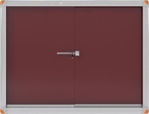 60 x 90 Cm Kilitli Ve Sürgülü Alüminyum Çerçeve Camlı Ilan Duyuru Panosu