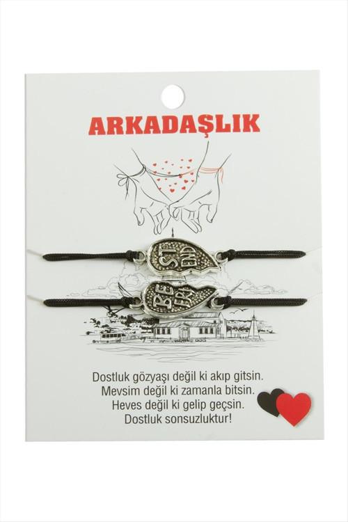 Best Friends Arkadaş Deri Bileklik