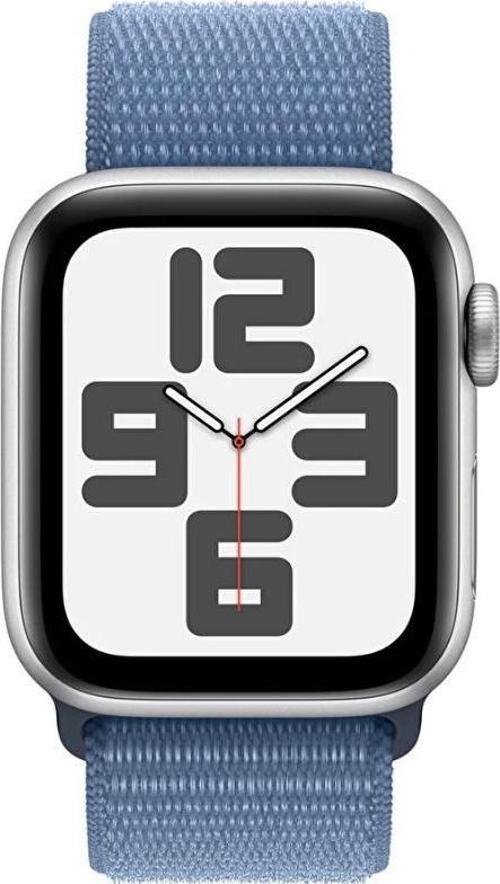 Watch SE 2.Nesil (2023) GPS 40mm Silver Aluminium Case with Winter Blue Sport Loop