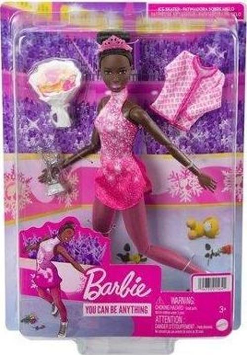 Buz Pateni Sporcusu Siyahi Bebek HCN31 Lisanslı Ürün