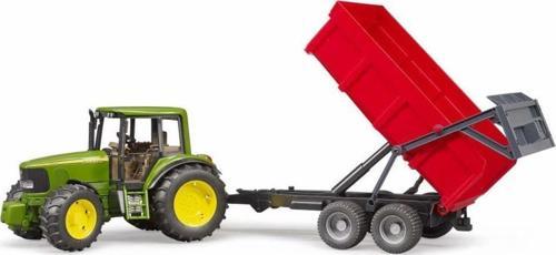 John Deere 6920 Traktör+ Kırmızı Römork 02057