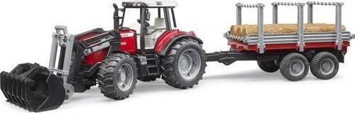 Massey Ferguson 7480 Traktör & Kütük Taşıyıcı Römork 02046