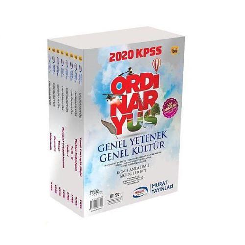 Ankara Murat Yayıncılık KPSS Ordinaryüs Genel Kültür-Genel Yetenek Konu Anlatımlı Modüler Set