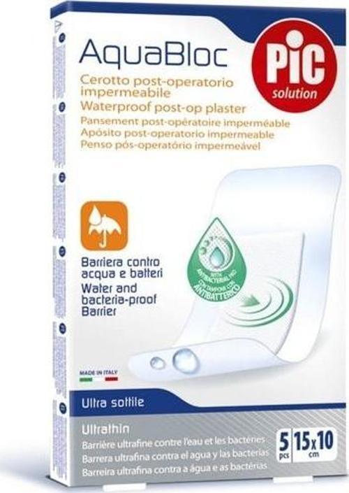 Solution Aquabloc Steril Film Pedli Yara Örtüsü 15 cmx10 cm 5'Li Su Geçirmez