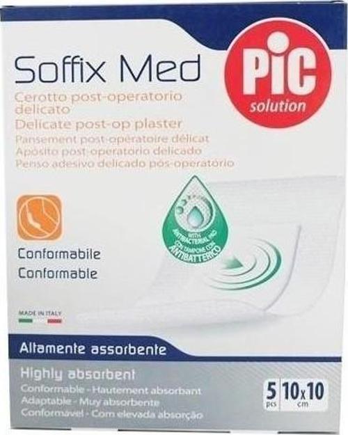 Solution Soffixmed Yoğun Emici Pedli Steril Yara Örtüsü 10 cmx10 cm 5'Li