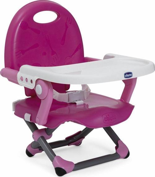 Pocket Snack Yükseltici Mama Sandalyesi Pink