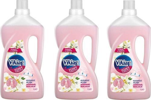 Viking Yüzey Temizleyici 1 Litre x 3 Adet Yasemin & Vanilya Kokulu