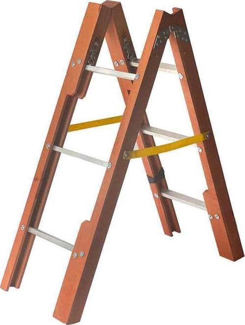 3 Katlı Ahşap Merdiven Ahşap Katlanır Merdiven 8044