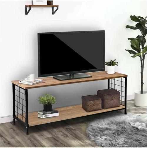 Televizyon Sehpası Metal Tv Ünitesi Raflı Sehpa 5306
