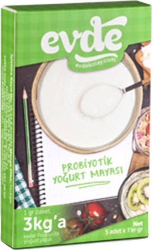 Evde Probiyotik Yoğurt Mayası Paket 5x 1 g ℮