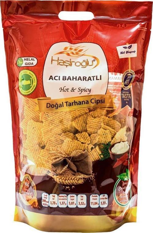 Acı Baharatlı Doğal Tarhana Cips 450 g ℮