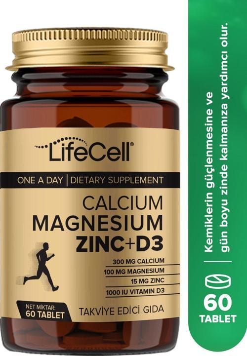 Calcium - Magnesium - Zinc - D3 Takviye Edici Gıda
