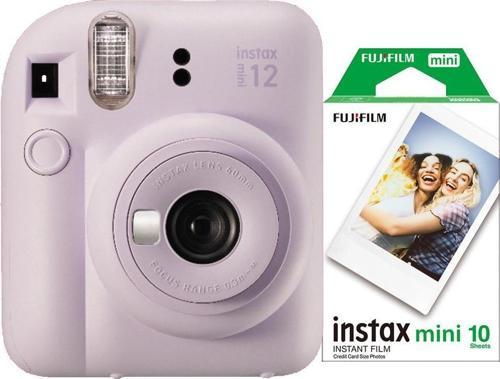 Mini 12 Fotoğraf Makinesi+Askı+pil +10’lu film (LİLA)
