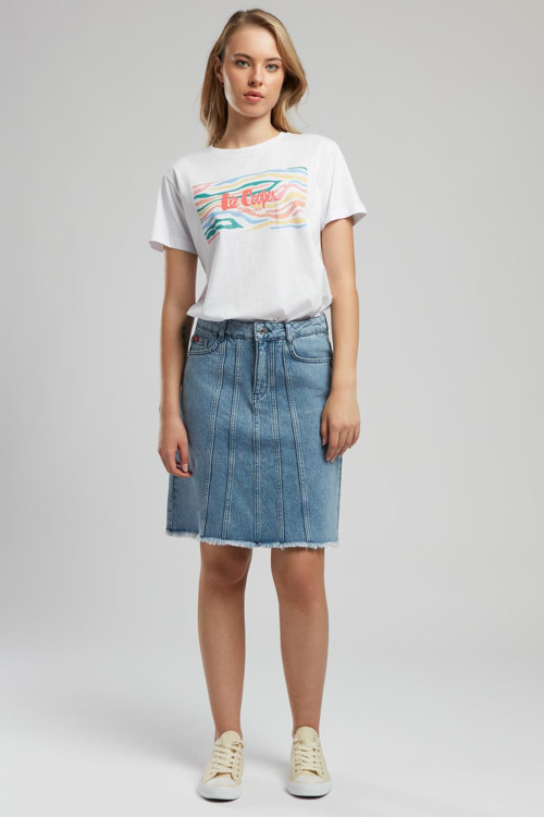 Kaylie Kadın Jean Etek Denim