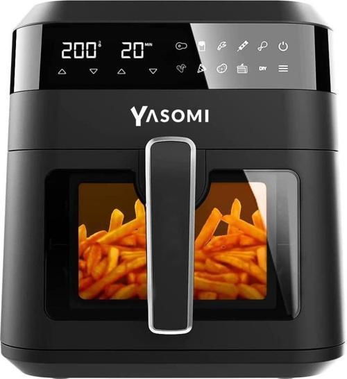 Y60 6 lt Siyah Yağsız Fritöz