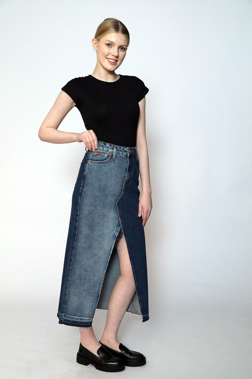 Rays Kadın Jean Etek