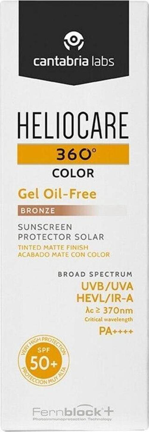 360 Gel Oil Free Bronze Spf 50 50 ML