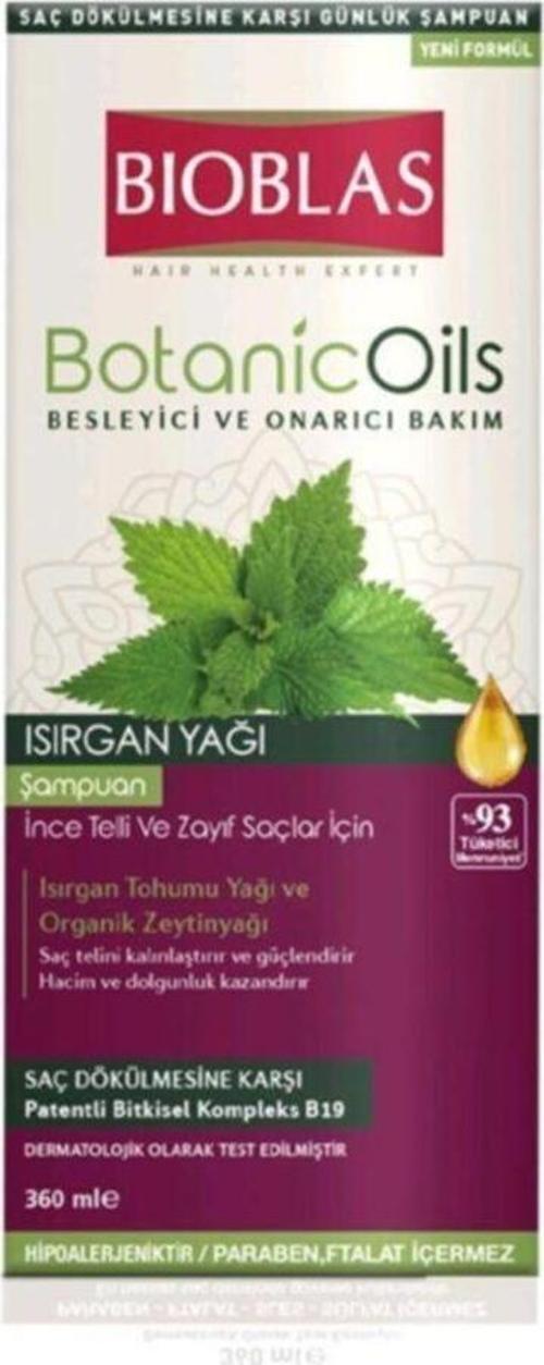Şampuan Botanic Oils Isırgan Yağı 360 Ml