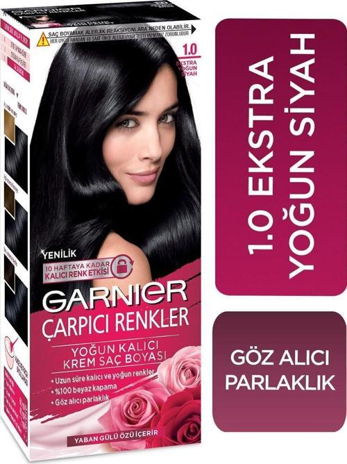 Saç Boyası - Çarpıcı Renkler 1.0 Ekstra Yoğun Siyah 3600541136908