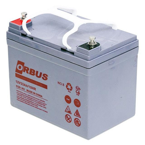 Orbus 12 Volt 33 Ah Jel Tip Engelli Araç Aküsü (126X194X170Mm)