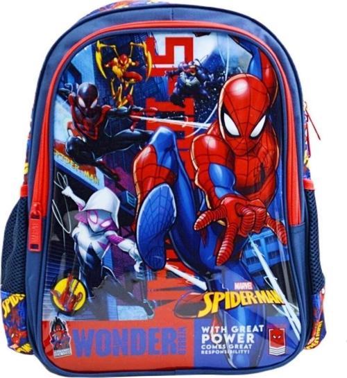 Frocx Marvel Spider Man Lisanslı İlkokul Çantası 2 Bölmeli Okul Sırt Çantası