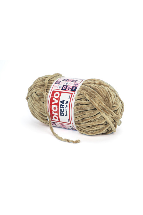 Bera Kadife İplik 100 Gr 120 Metre (Renk Kodu: 932) Sütlü Kahve