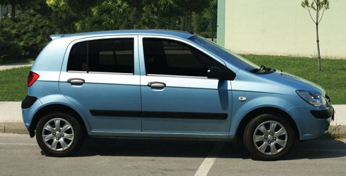 Hyundai Getz HB Krom Cam Alt Çıtası 6 Parça 2002-2011 Arası