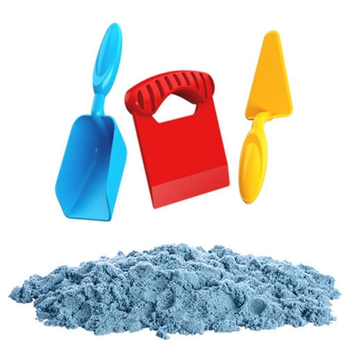 Aksesuarlı Mavi Kinetik Oyun Kumu 500 gr