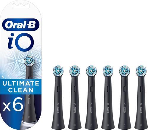 iO Ultimate Clean Siyah Diş Fırçası Yedek Başlığı 6 Adet