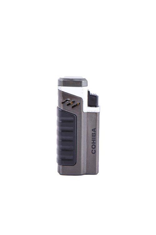 Dört Torch Pürmüz Siyah-Gunmetal Puro Çakmağı