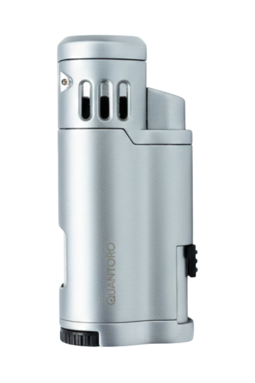 3 Torch Pürmüz Gümüş Metal Puro Çakmağı