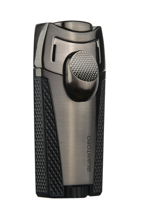 2 Torch Pürmüz Siyah-Gunmetal Metal Puro Çakmağı