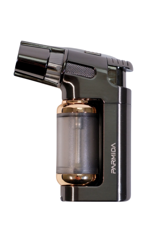 Tek Torch Pürmüz Gunmetal Masa Tipi Metal Puro Çakmağı