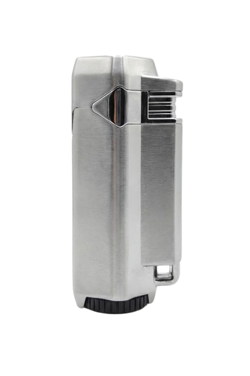 3 Torch Pürmüz Gümüş Metal Puro Çakmağı