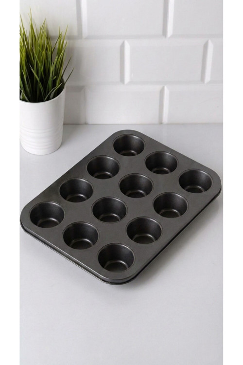 Yanmaz Yapışmaz 12\'li Muffin Kek Kalıbı