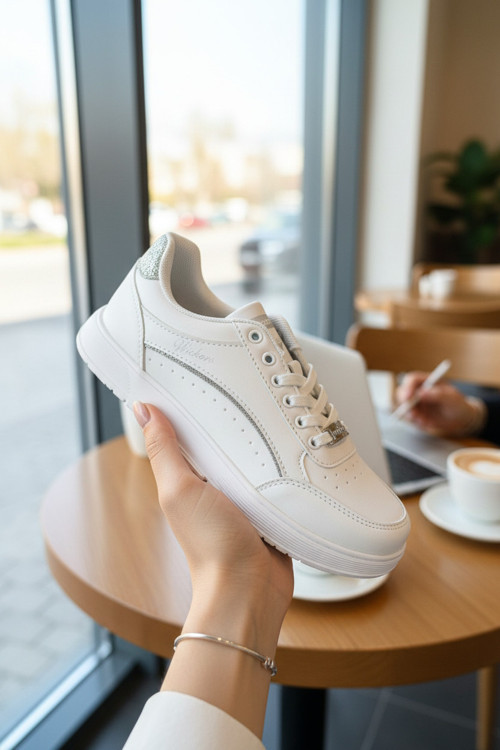 Kadın Düz Tabanlı Hafif Sneaker Rahat Günlük Spor Ayakkabısı