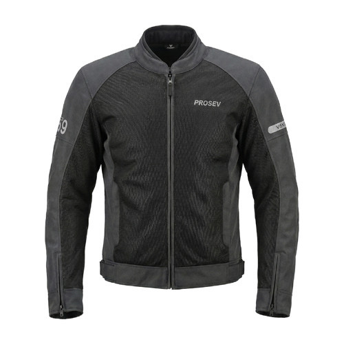 Motosiklet Yazlık Mont Full Korumalı Motorcu Mesh Montu Grey