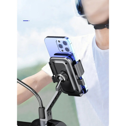 360° Dikiz Aynası Bisiklet Motosiklet Telefon Tutucu