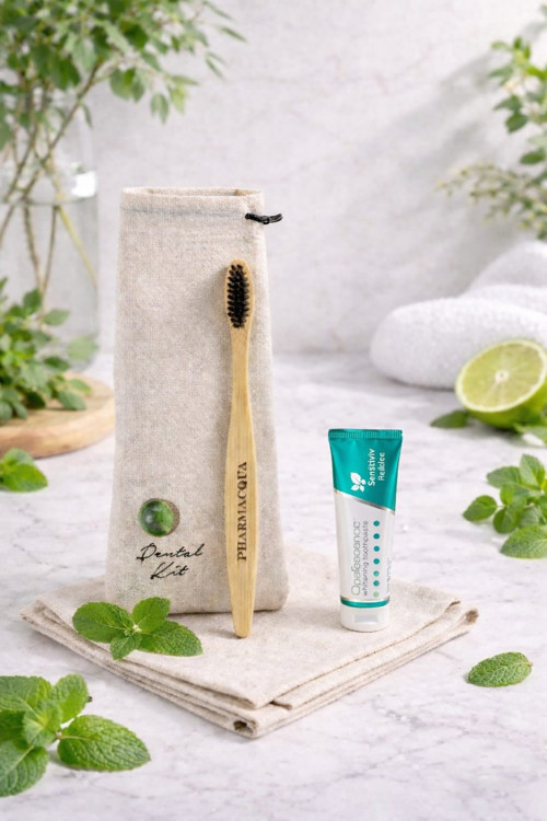 Dental Kit - Opalescence Sensitivity Relief Hassas Dişler İçin Beyazlatıcı Diş Macunu 28 Gr + Bambu Diş Fırçası