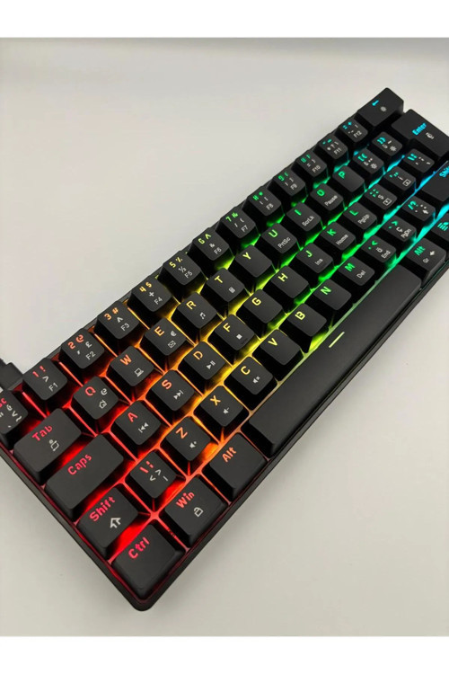T60 Red Switch Mekanik 62 Tuş RGB App Uygulamalı Gaming Oyuncu Klavyesi