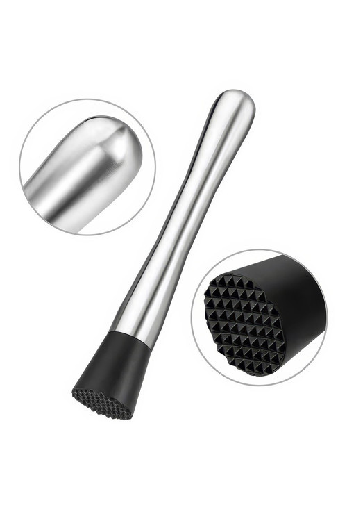 Çelik 20 Cm. Kokteyl Muddler Barware Mojito Kokteyl Tokmağı Cin511Slv