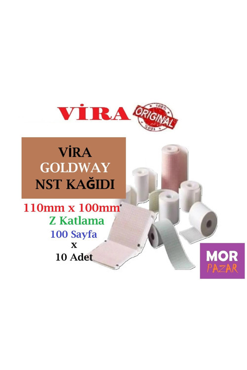 GOLDWAY NST KAGIDI 110 mm x 100 mm Z Katlama 100 Sayfa x 10 Adet