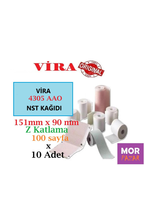 4305 AAO NST KAGIDI 151 mm x 90 mm Z Katlama 100 Sayfa x 10 Adet