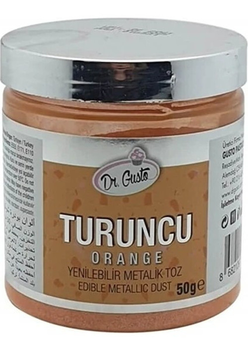 TOZ SİM METALİK DR. GUSTO 50 GR TURUNCU