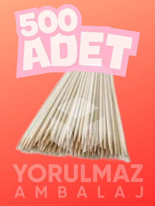 🔥🔥🔥 15 Cm Çöp Şiş – 500 Adet | Piknik, Mangal Ve Parti İçin Tek Kullanımlık Şiş